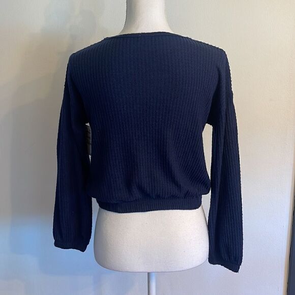1901 Waffle top with tie waist. - Picture 4 of 4
